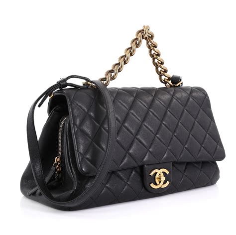 chanel trapezio flap bag